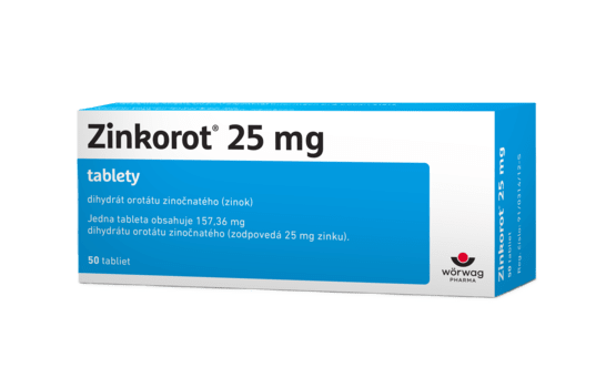 Zinok v tabletách, zinkorot, pre deti, účinky, 25mg, dávkovanie, denná dávka