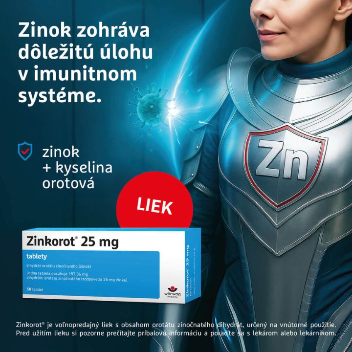 Zinok zohráva dôležitú úlohu v imunitnom systéme