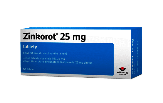 Kyselina orotová a zinok, cena, účinky, zinkorot