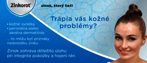Trápia vás kožné problémy: kožné vyrážky, dermatitída. Zinok a Zinkorot